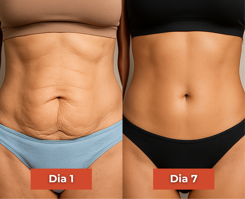 Before and after comparison