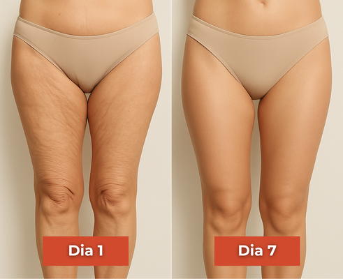Before and after comparison