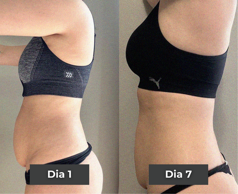 Before and after comparison
