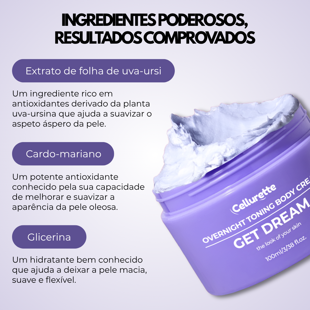 Cellurette Creme Tonificante Noturno